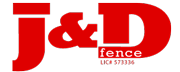 J & D Fence Company Logo